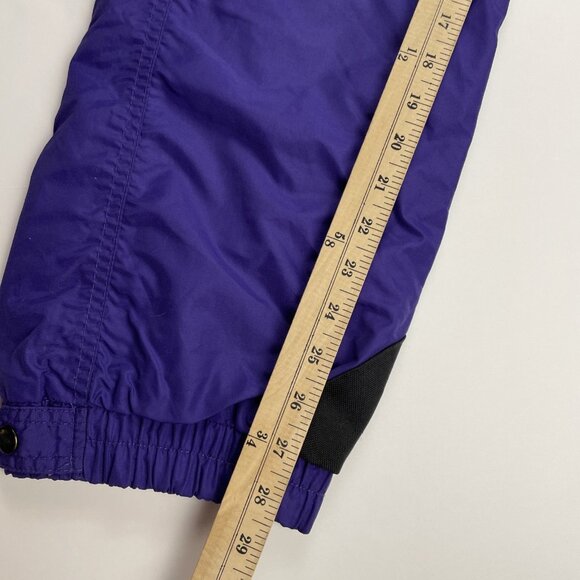 Columbia Snow Rain Pants Women’s 8 Nylon Elastic Waist/Ankle Purple Vintage - Picture 4 of 10